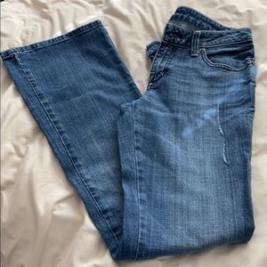 VS brand distressed jeans size 2 bootcut